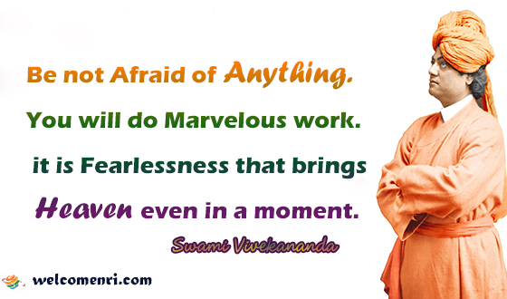 Be not Afraid of anything. You will do Marvelous work. it is Fearlessness that brings Heaven even in a moment.