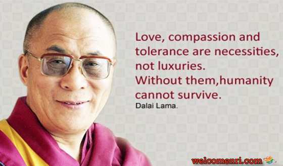 Love and compassion are necessities, not luxuries. Without them humanity cannot survive.