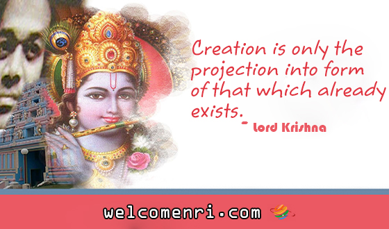 Creation is only the projection into form of that which already exists.