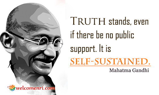 Truth stands, even if there be no public support. It is self-sustained.