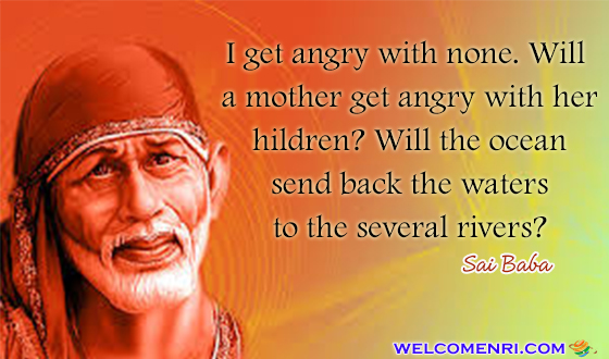 I get angry with none. Will a mother get angry with her children? Will the ocean send back the waters to the several rivers?