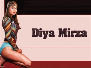 Diya Mirza Hot & Bold Wallpaper