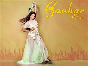 Gauhar Khan Hot & Bold Wallpaper