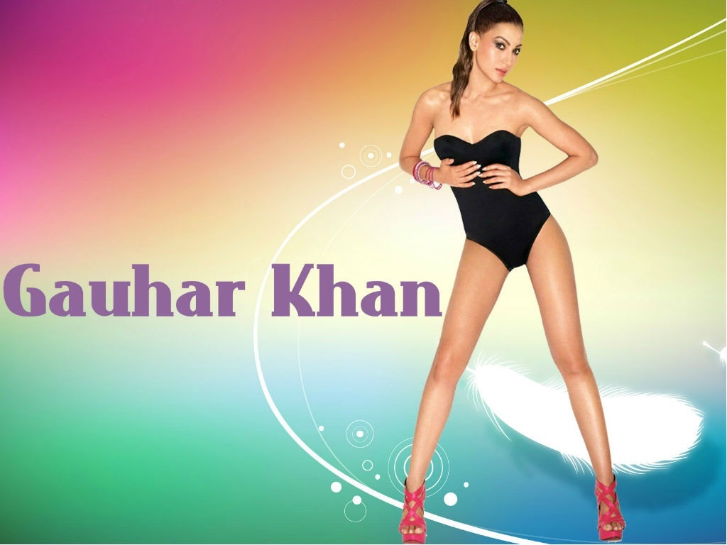 Gauhar Khan Hot & Bold Wallpaper
