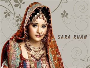 Sara Khan bridal Wallpapers hd 