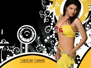 shraddha sharma in saree