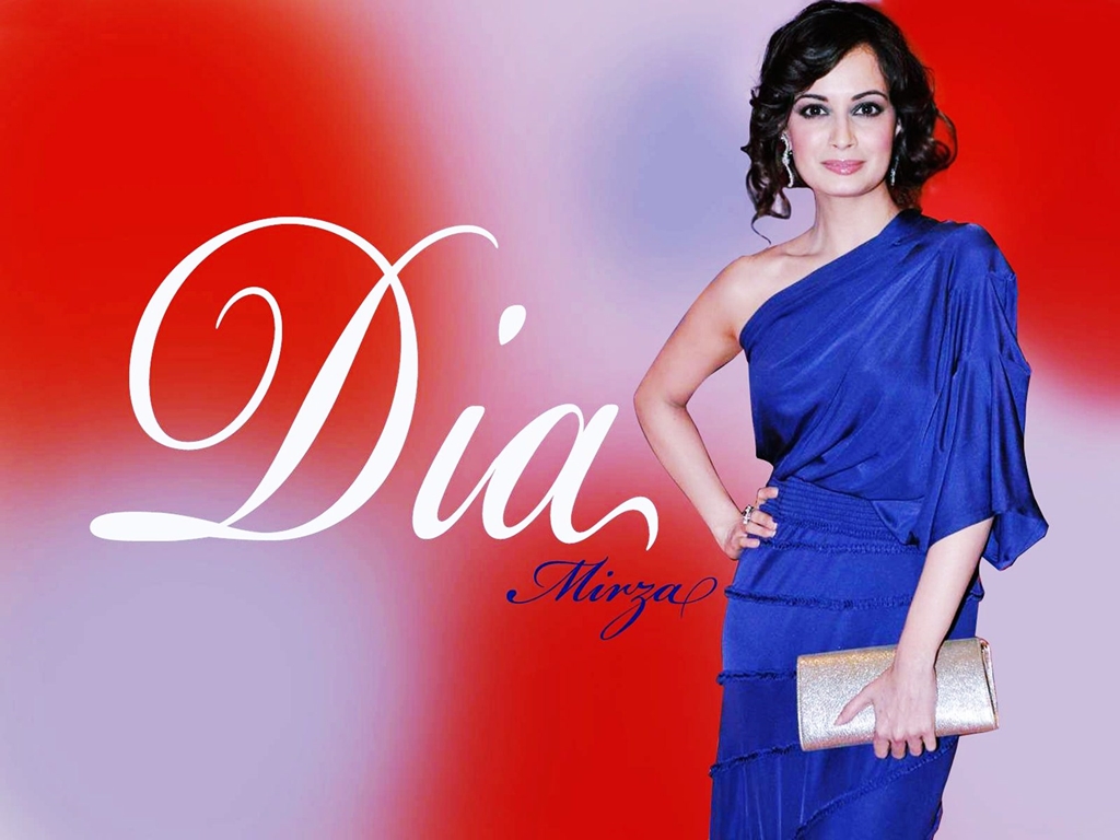 Cute Actress Dia Mirza high quality wallpapers, Best Model Dia Mirza Hottest background images