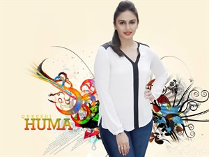 Beautiful bollywood model Huma Qureshi Full size computer HQ pics wallpapers images
