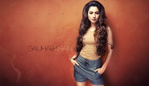 Tv Actress Gauhar Khan Hot Wallpapers 