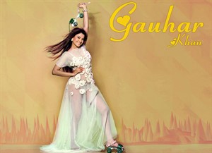 Tv Actress Gauhar Khan Hd Wallpapers 