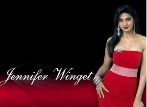 Jennifer Grover In Red Wallpapers