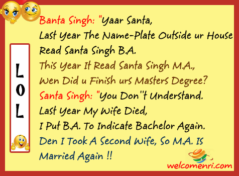 santa banta latest jokes, santa banta jokes, free download santa banta jokes, santabanta