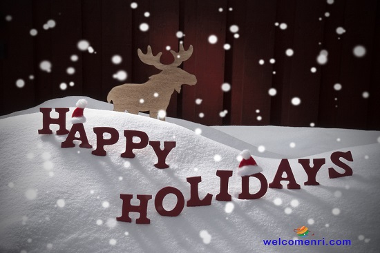 awesome happy holidays background