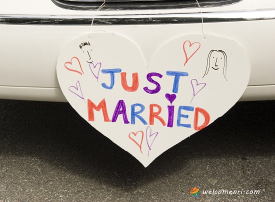 Just Married Pictures and Images