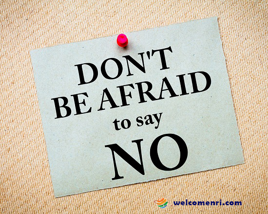 Don't be afraid to say no Images
