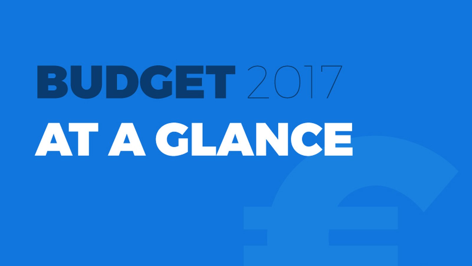 budget 2017-18 at a glance