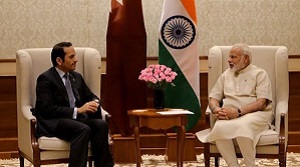 Qatar Emir sends message to  Narender Modi