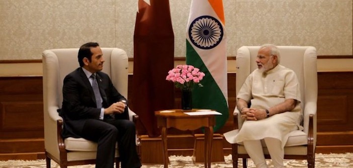 Narendra Modi-Qatar Foreign Minister
