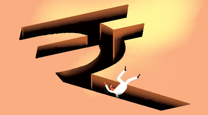 indian rupee fall