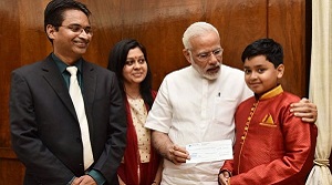 NRI student donates prize money to Army welfare