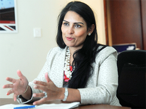 UK minister Priti Patel receives Pravasi Bharatiya Samman