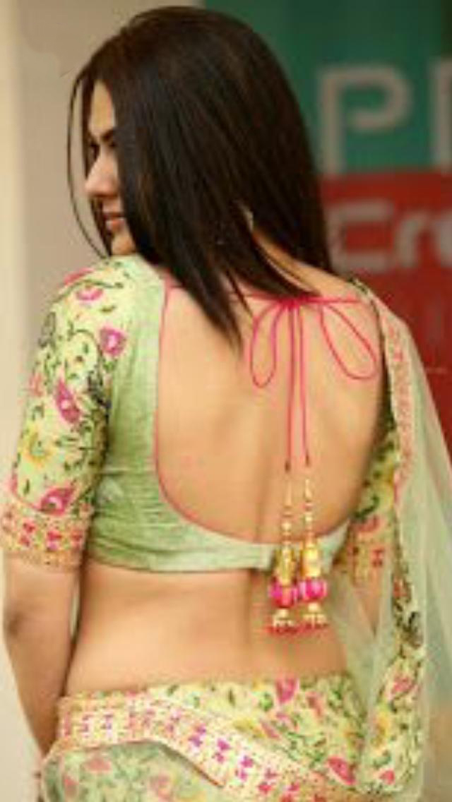 Backless Blouse Design