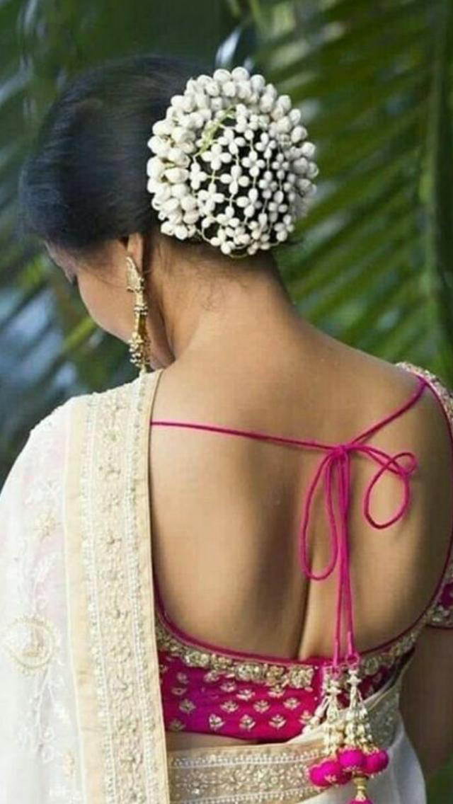 Backless Blouse Design