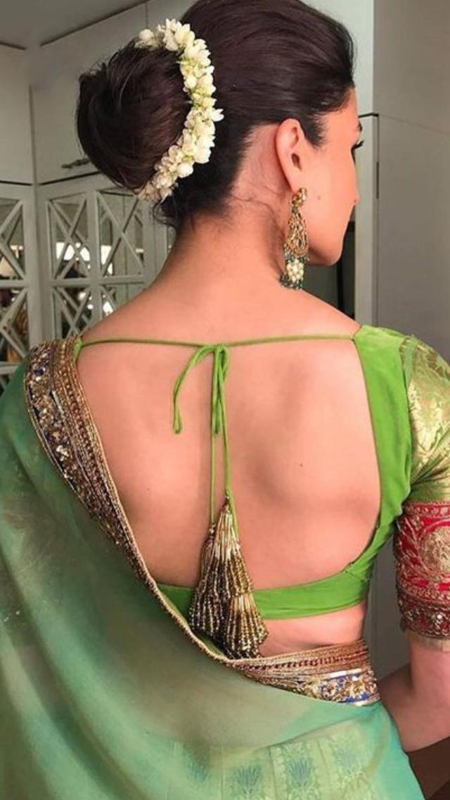 Backless Blouse Design