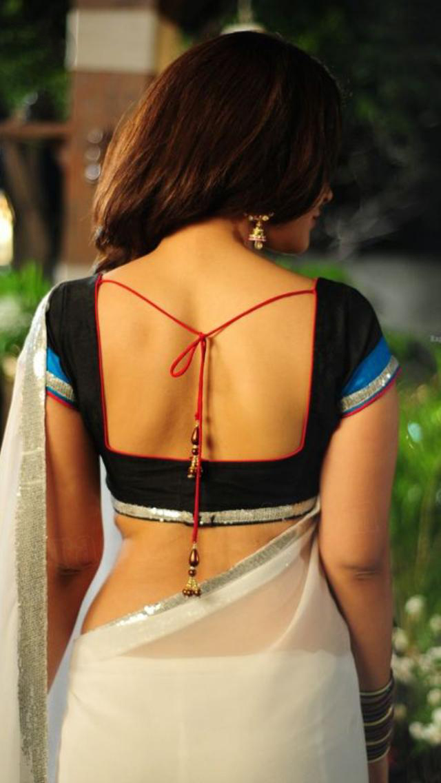 Backless Blouse Design