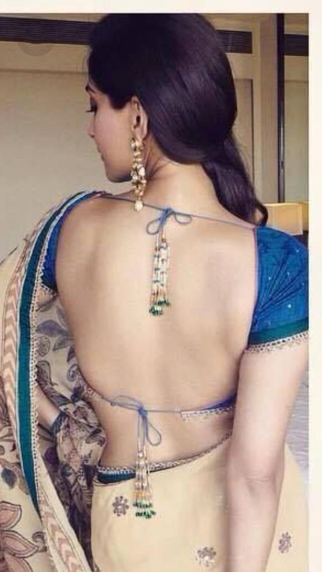 Backless Blouse Design