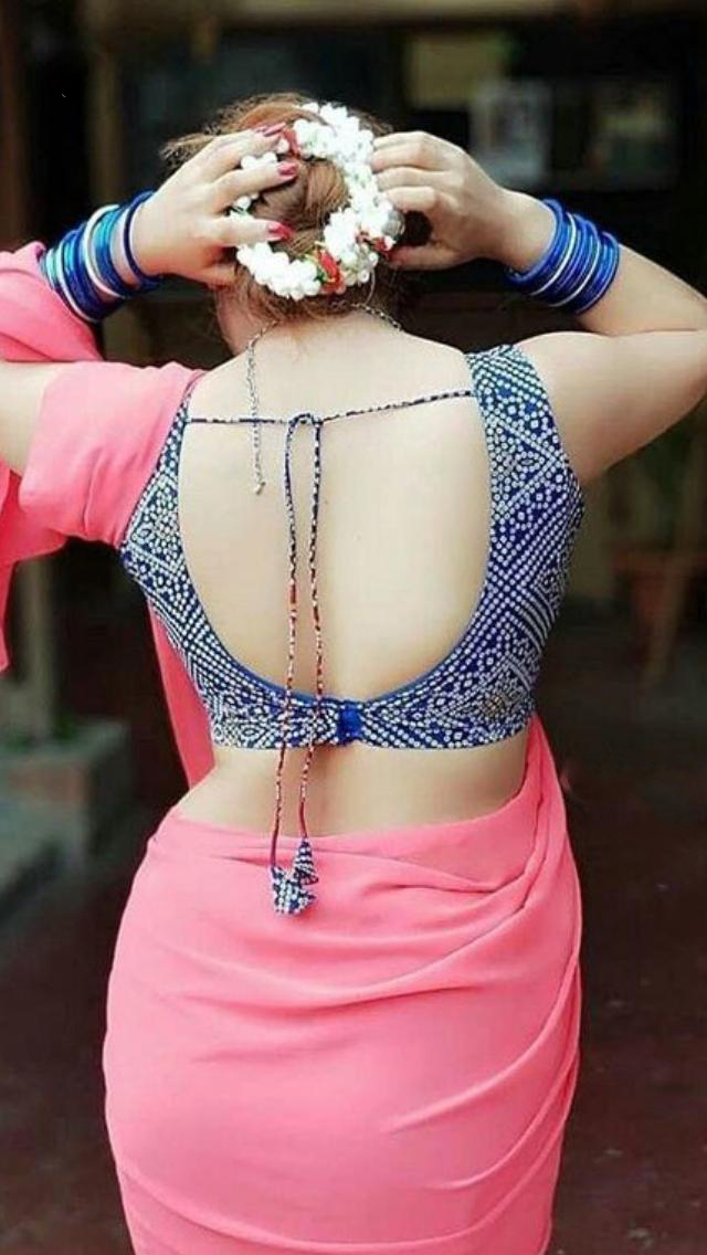 Backless Blouse Design