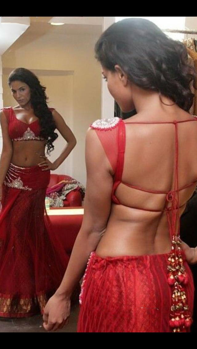 Backless Blouse Design