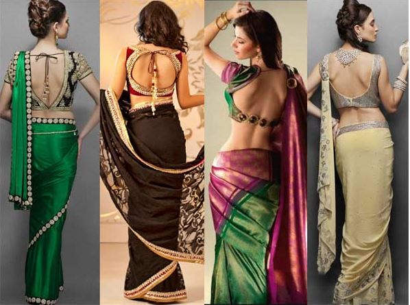 12 Blouse Back Neck Design | Neck Designs For Blouse | Blouse Designs