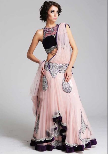 pink lehenga