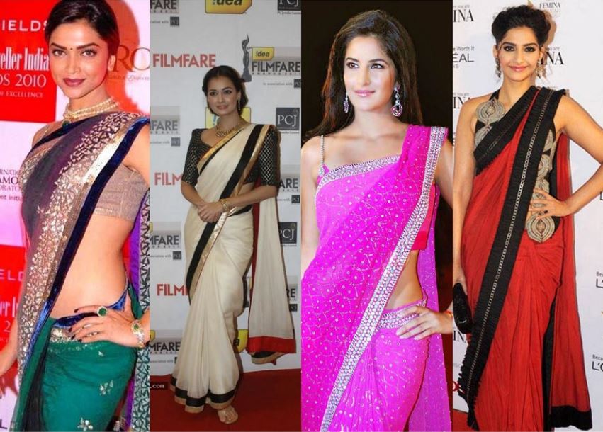 How To Drape A Saree To Look Slim?