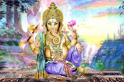 ganesha wallpaper blue