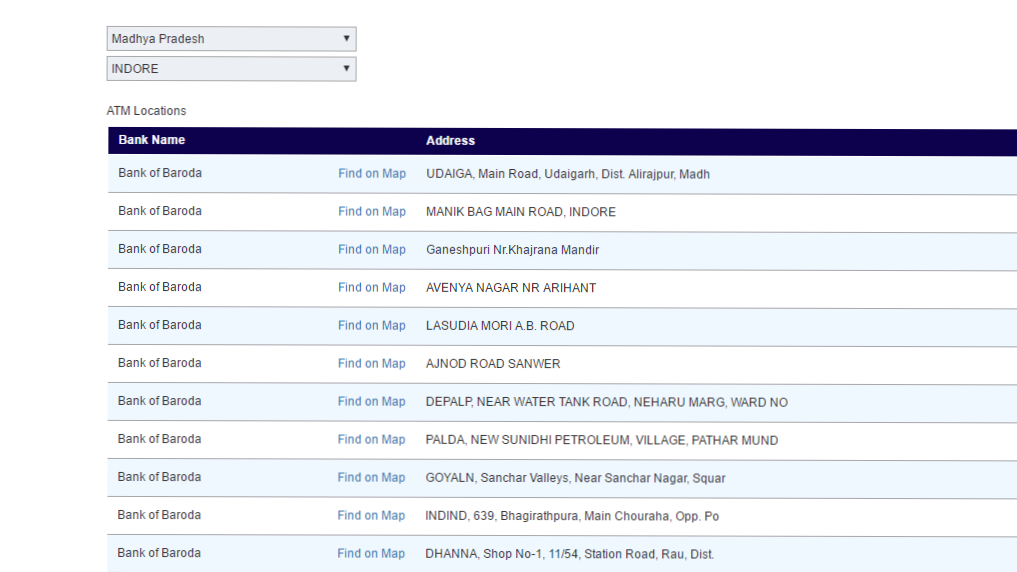 cms atm information tool