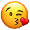 face blowing kiss emoji